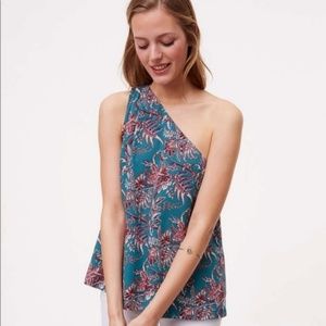 Ann Taylor Loft One Shoulder Blouse - NEW!